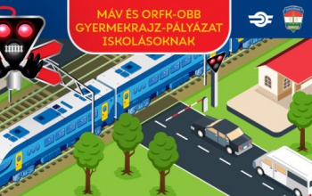 Gyermekrajzpályázatot hirdet a MÁV a balesetek megelőzése érdekében