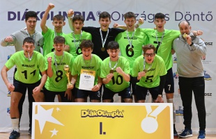 Országos diákolimpiai bajnok lett a Munkácsy fiú futsal csapata, a fiú röpisek pedig ezüstérmesek