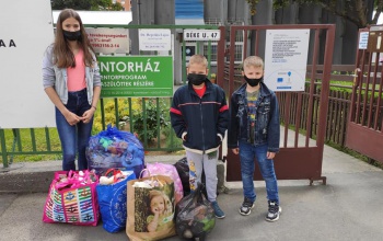 Ajánédékokat gyűjtöttek a Rákóczi iskola tanulói