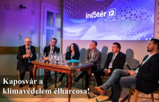 Kaposvár klímavédelmi lépéseiről és alacsonyan tartott energiaárairól beszélt Szita Károly az Infotér Konferencián
