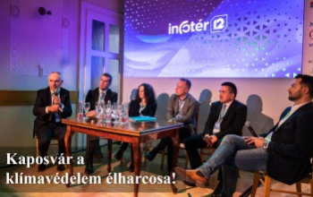 Kaposvár klímavédelmi lépéseiről és alacsonyan tartott energiaárairól beszélt Szita Károly az Infotér Konferencián