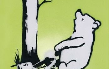 Nyolcvanezer dollárt is adhatnak Banksy Micimackójáért