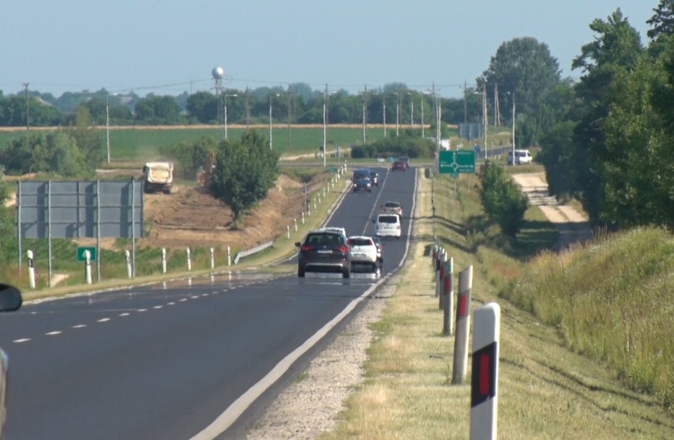 Négysávos lesz a kaposfüredi elkerülő - munkagépek dolgoznak a város határában