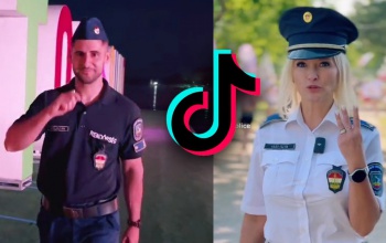 Nagyot megy a rendőrség a TikTok-on - kaposvári egyenruhásokkal szólítják meg a fesztiválozókat
