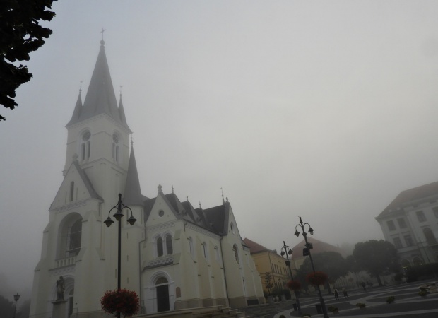 Ködbe burkolózott reggel Kaposvár