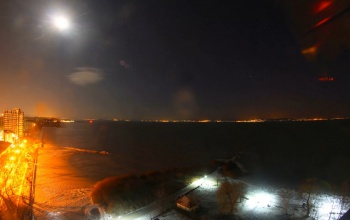 Így fagy be a Balaton egy éjszaka alatt