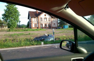 Baleset a 61-esen Taszárnál