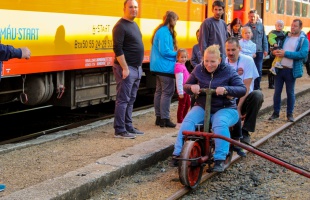 Különvonattal ünnepelték a 125 éves Kaposvár-Fonyód vasútvonalat
