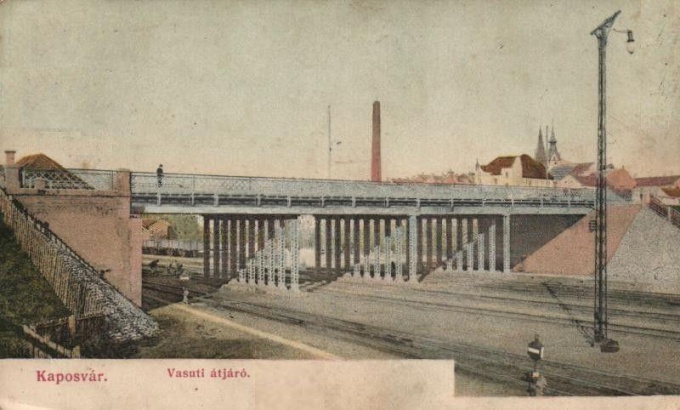 Felüljáró – tiszta forrásból… (Kaposvár 1898-ban)