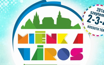 Itt a Miénk a Város fesztivál hivatalos plakátja