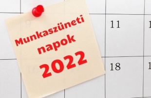 2022-ben négy munkaszüneti nap is hétvégére esik