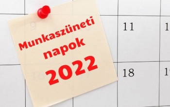 2022-ben négy munkaszüneti nap is hétvégére esik