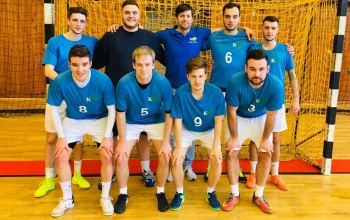Évtizedes bravúr előtt az egyetem futsal csapata
