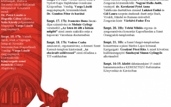Mindenkit várnak az Ars Sacra Fesztivál kaposvári programjai
