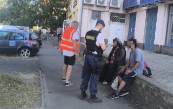 A rendőrséggel közösen ellenőrizték a hajléktalanokat Kaposvár közterületein