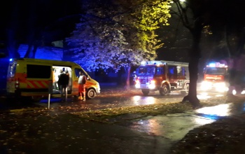 Tűz ütött ki egy kaposvári társasházi lakásban