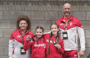 Európa Kupa másodikok a Natan Dojo Hungary Ju Jitsu lányai