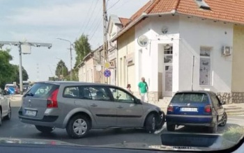 Baleset a Füredi úton - egy sáv járható csak Kaposfüred felé