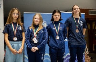 Országos csúcsokkal taroltak az 1.MCM-Diamant fiataljai az uszonyosúszó bajnokságon