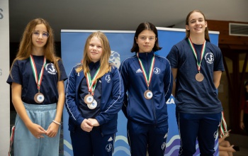 Országos csúcsokkal taroltak az 1.MCM-Diamant fiataljai az uszonyosúszó bajnokságon