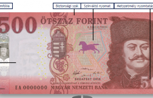 Megújul az ötszáz forintos is