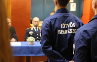 Rendészetis tanulók tettek fogadalmat a Gépészben