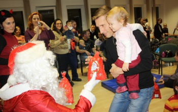 A somogyi tűzoltók gyermekeinél is járt a Mikulás
