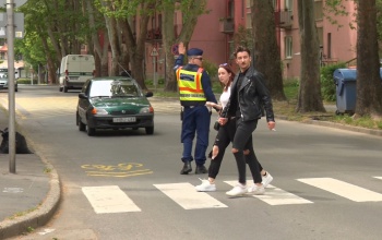 Zebrakampány a gyalogosok biztonságáért