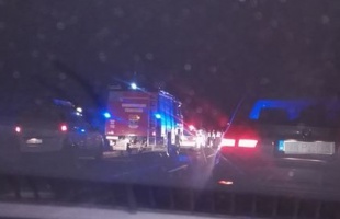Baleset miatt lezárták a főutat Nagybajom és Böhönye között