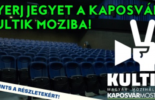 Nyerj páros mozijegyet a szombaton megnyíló Kultik moziba!
