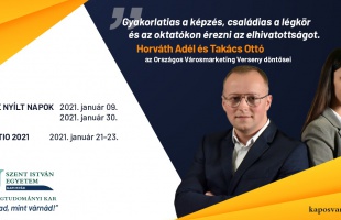 Arcot ölt a tehetség - Élmezőnyben a SZIE kaposvári Gazdaságtudományi Karának hallgatói