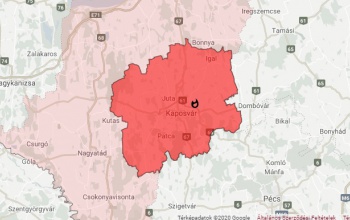 Kigyulladt egy hulladéktelep Kaposváron