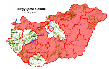 Több megyében visszavonták a tűzgyújtási tilalmat