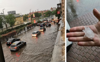 Ránk szakadt az ég, dió nagyságú jég esett Kaposváron