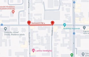 Szerdán lezárják a Somssich Pál utca egy szakaszát