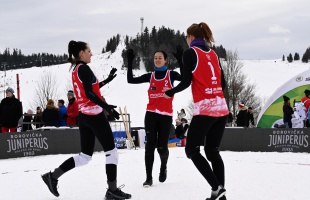 Kilencedik helyen a magyar hóröplabdás csapat