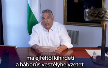 Háborús veszélyhelyzet lép életbe Magyarországon szerdától