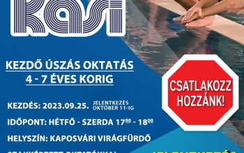 Ismét úszásoktatás a KASI-ban