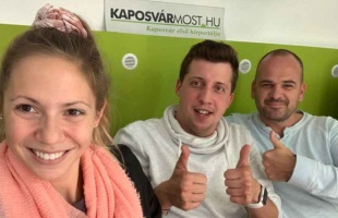 Vendégünk volt Kapás Boglárka és Virth Balázs
