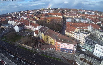 Így vonult át az eső Kaposvár felett - videó