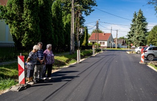 Megújult a Szőlőhegyi utca templom mögötti szakasza