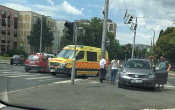 Csattanás a Füredi csomópontban