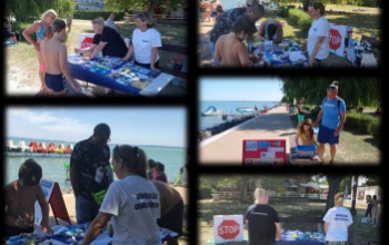 A siófoki Aranyparton osztottak hasznos tanácsokat a rendőrök