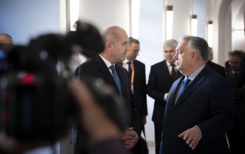 Orbán Viktor Bulgária elnökével tárgyalt
