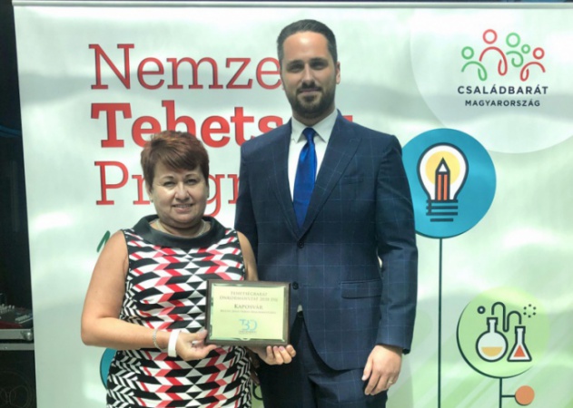 Öt éve kaptuk meg a Tehetségbarát Önkormányzat díjat