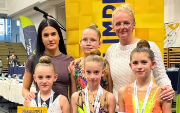 16 éremmel tértek haza Győrből az LSC ritmikus gimnasztikázói