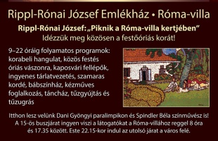 Piknik a Róma-villa kertjében Szent Mihály napján