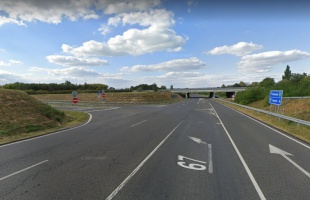 Elkészült a turbó körforgalom a 67-es főút és az M7-es autópálya déli oldali alcsomópontjában