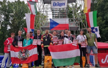 Ifj. Bodó László is csapattag volt: magyar arany a nemzetközi tűzoltóversenyen