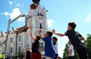 Kosárlabda kaland a Kossuth téren